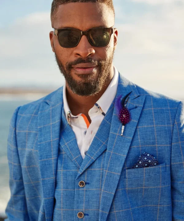Sale Blazers | Sale Coats & Jacket | Men，s | Men，s Joe Browns Sensational Check Blazer Blue