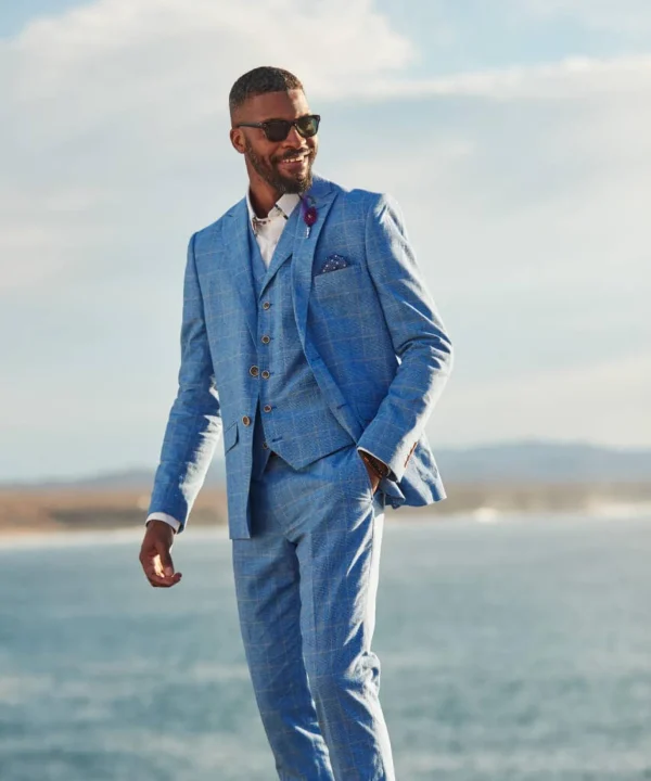 Sale Blazers | Sale Coats & Jacket | Men，s | Men，s Joe Browns Sensational Check Blazer Blue