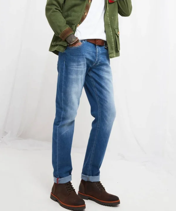 Shop Men's Collection | Slim Fit Jeans | Jeans & Trousers | Denim Styles | Top Picks | Top Picks | Men,s | Men,s Joe Browns Sensational Slim Jeans Summer Blue