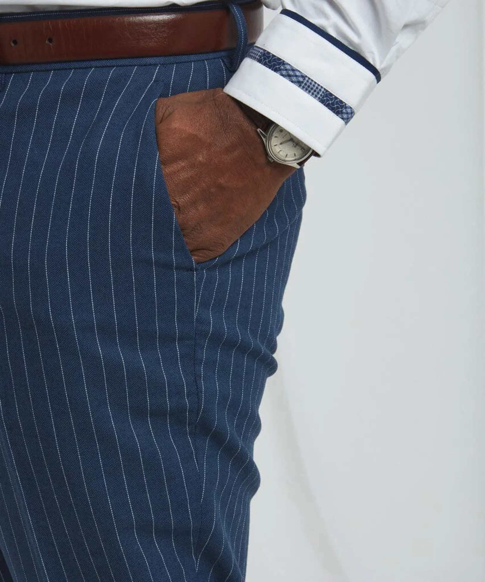 sensational_stripe_trouse_4.webp Sale Jeans & Trousers | Men,s Joe Browns Sensational Stripe Trousers Blue