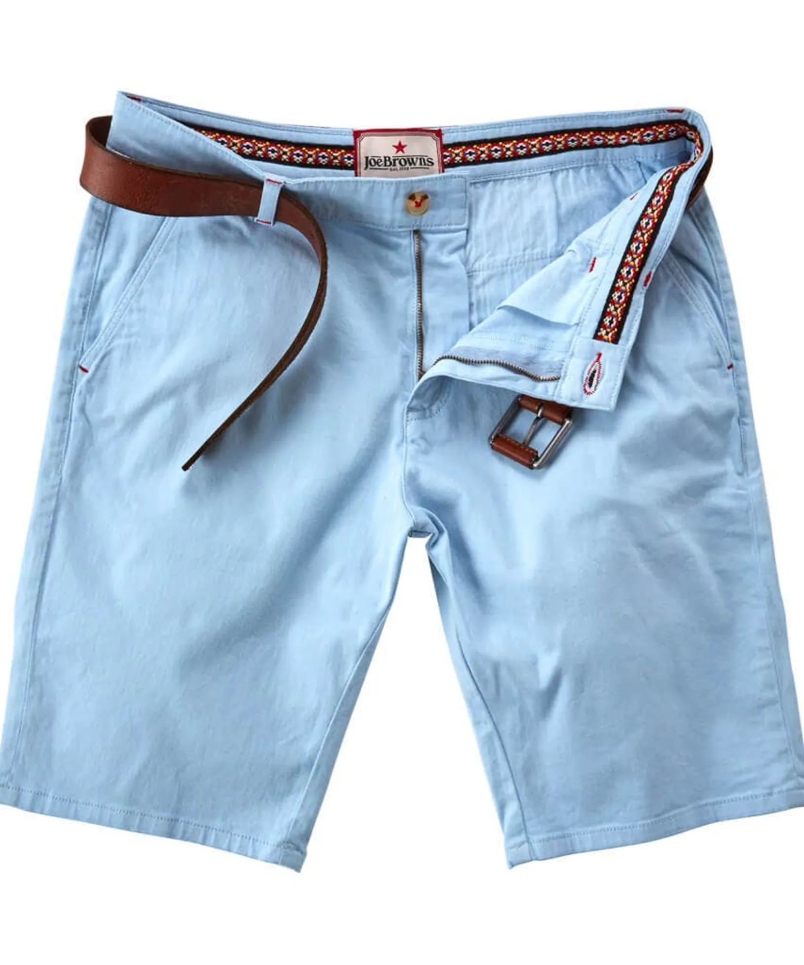 sensational_summer_shorts_1.webp Jeans & Trousers | Men,s Joe Browns Sensational Summer Shorts Pale Blue