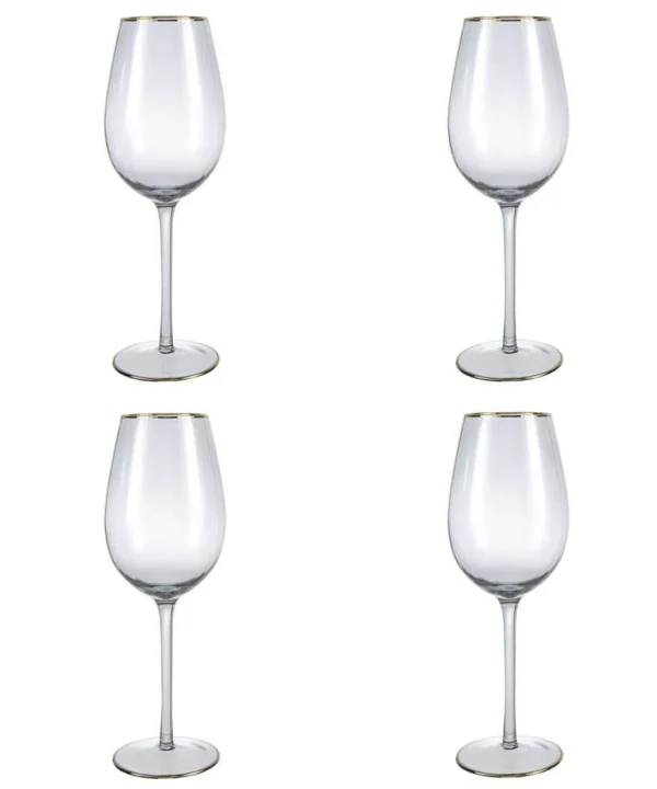 Glassware | Kitchen | Sale Kitchen & Dining | Home | Home | Home Joe Browns Set Of 4 Elegant Smokey Grey Glasses Wine Glasses / Gin Glasses