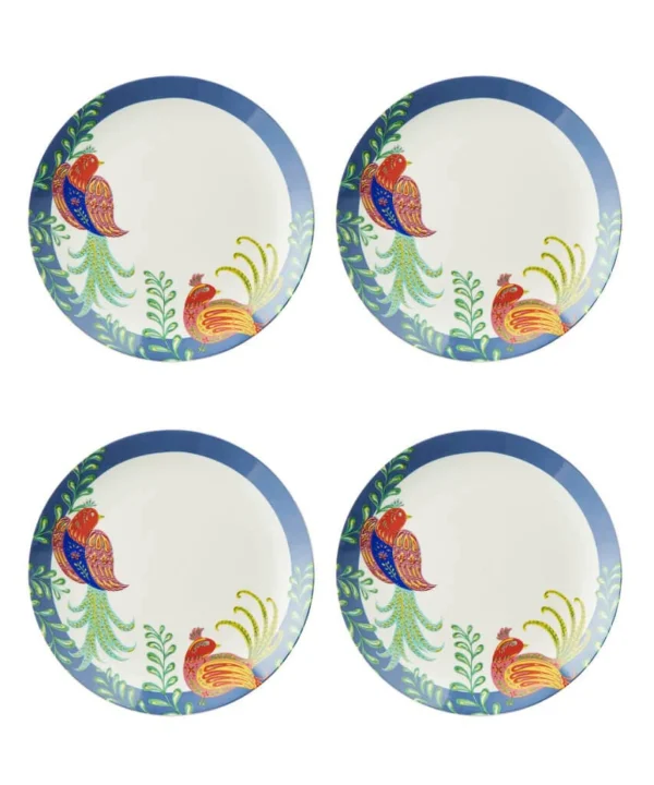 Floral Décor | Nature Décor | Kitchen | Sale Kitchen & Dining | Home | Home | Home | Home Joe Browns Set Of 4 Folk Floral Dinner Plates Multi
