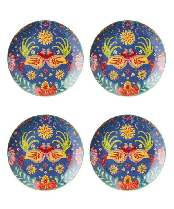 Floral Décor | Nature Décor | Kitchen | Sale Kitchen & Dining | Home | Home | Home | Home Joe Browns Set Of 4 Folk Floral Side Plates Multi
