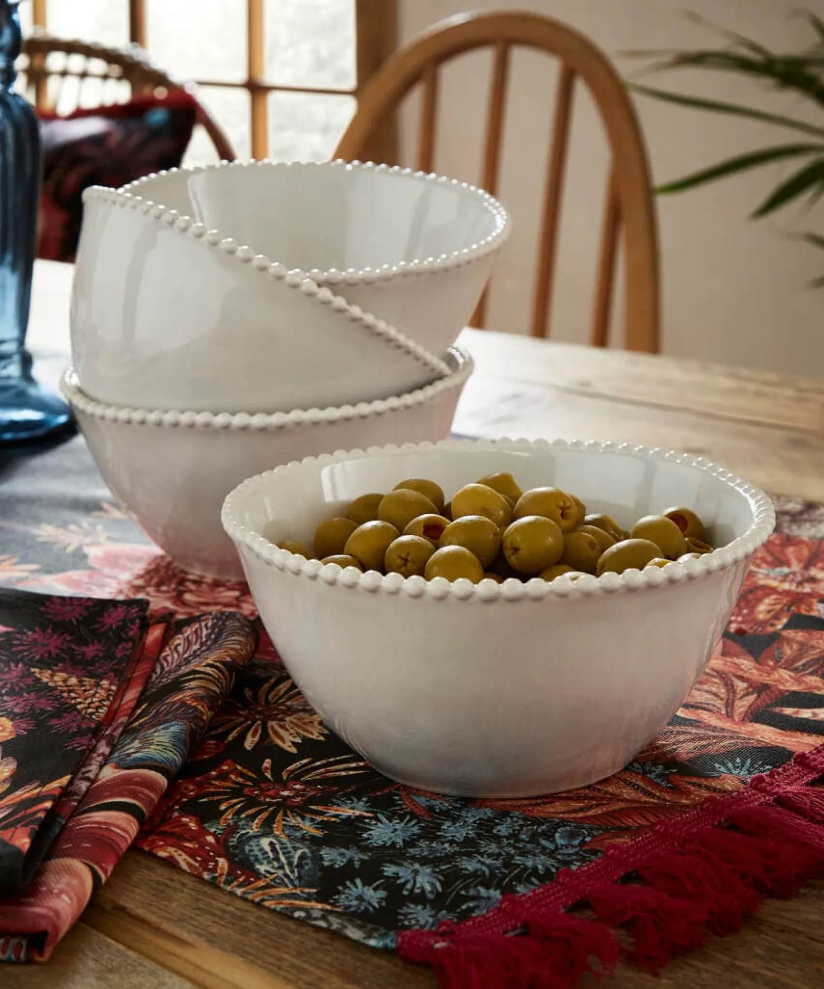 set_of__organic_beaded_bo_0.webp Kitchen | Home Accessories | Home | Home Joe Browns Set of 4 Organic Beaded Bowls White