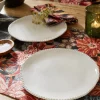 Kitchen | Home Accessories | Home | Home Joe Browns Set of 4 Organic Beaded Side Plates White