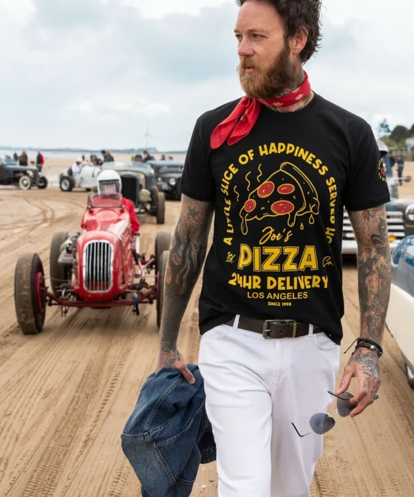 Shop Men's Collection | Graphic T-Shirts | Tops & T-Shirts | Sale Tops & T-Shirts | Top Picks | Top Picks | Men,s | Men,s Joe Browns Slice Of Happiness Tee Black