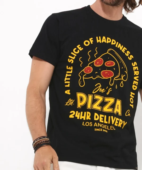 Shop Men's Collection | Graphic T-Shirts | Tops & T-Shirts | Sale Tops & T-Shirts | Top Picks | Top Picks | Men,s | Men,s Joe Browns Slice Of Happiness Tee Black