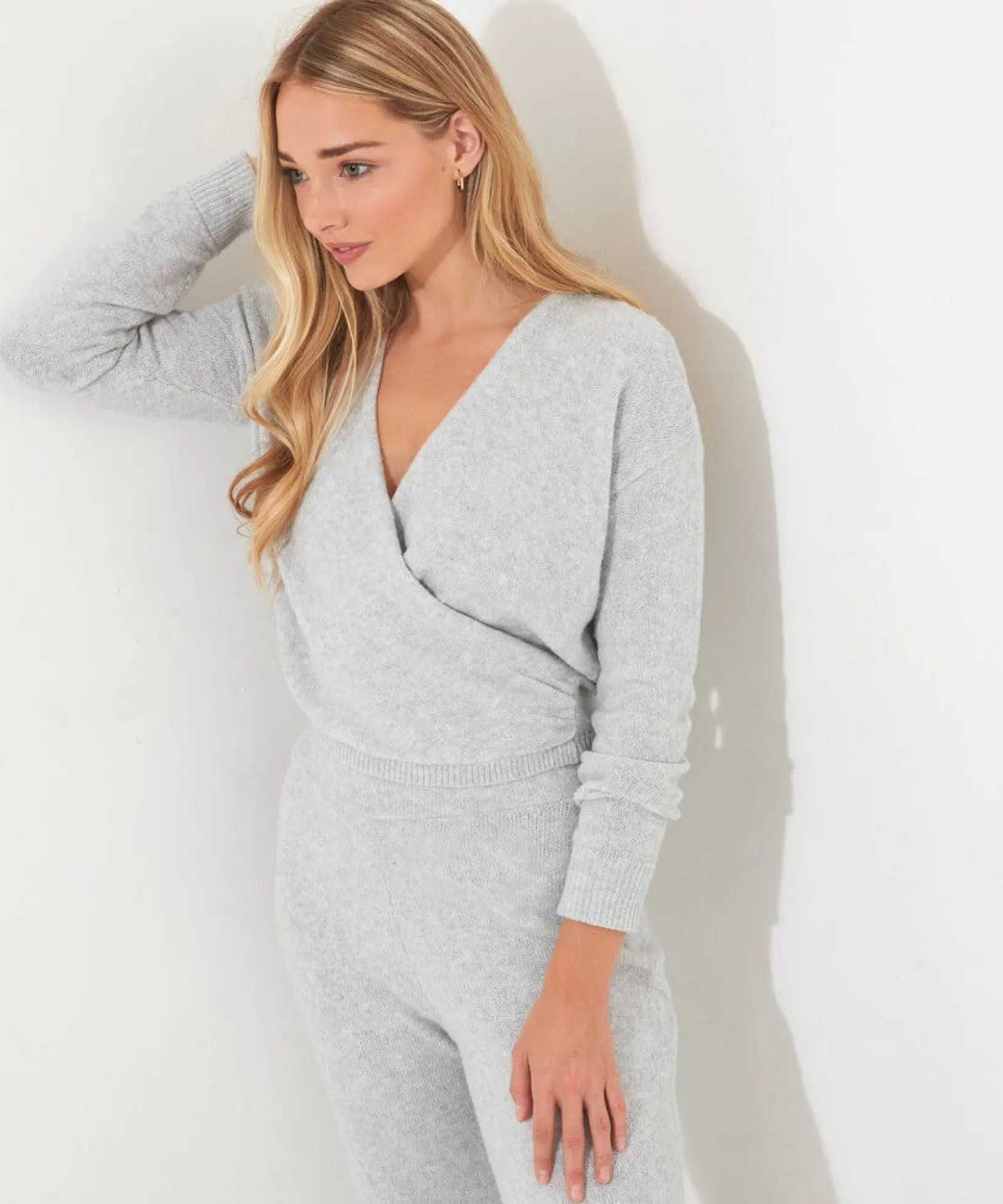 sloe_joes_ballerina_top_0.webp Pyjamas & Loungewear | Gifts | Tops, Tunics & Blouses | Women's | Women's | Women's Joe Browns Sloe Joes Ballerina Top Grey