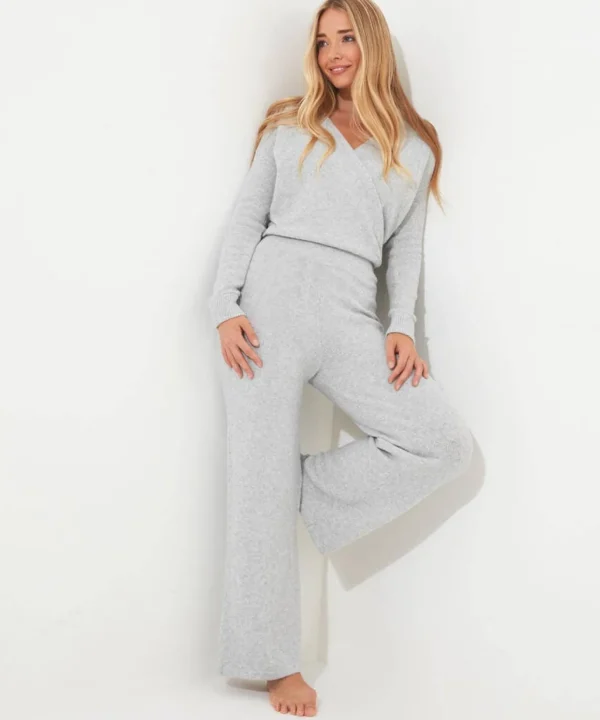 Pyjamas & Loungewear | Gifts | Tops, Tunics & Blouses | Women's | Women's | Women's Joe Browns Sloe Joes Ballerina Top Grey