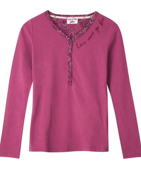 Sale Pyjamas & Loungewear | Women's Joe Browns Sloe Joes Button Down Top Berry Multi