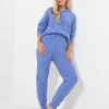 Pyjamas & Loungewear | Gifts | Jeans & Trousers | Women's | Women's | Women's Joe Browns Sloe Joes Cable Knit Trousers Blue