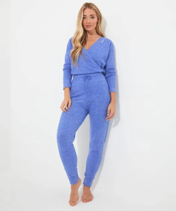 Pyjamas & Loungewear | Jumpsuits | Gifts | Jeans & Trousers | Women's | Women's | Women's | Women's Joe Browns Sloe Joes Cosy Jumpsuit Blue