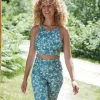 Sale Pyjamas & Loungewear | Women's Joe Browns Sloe Joes Crop Yoga Top Green