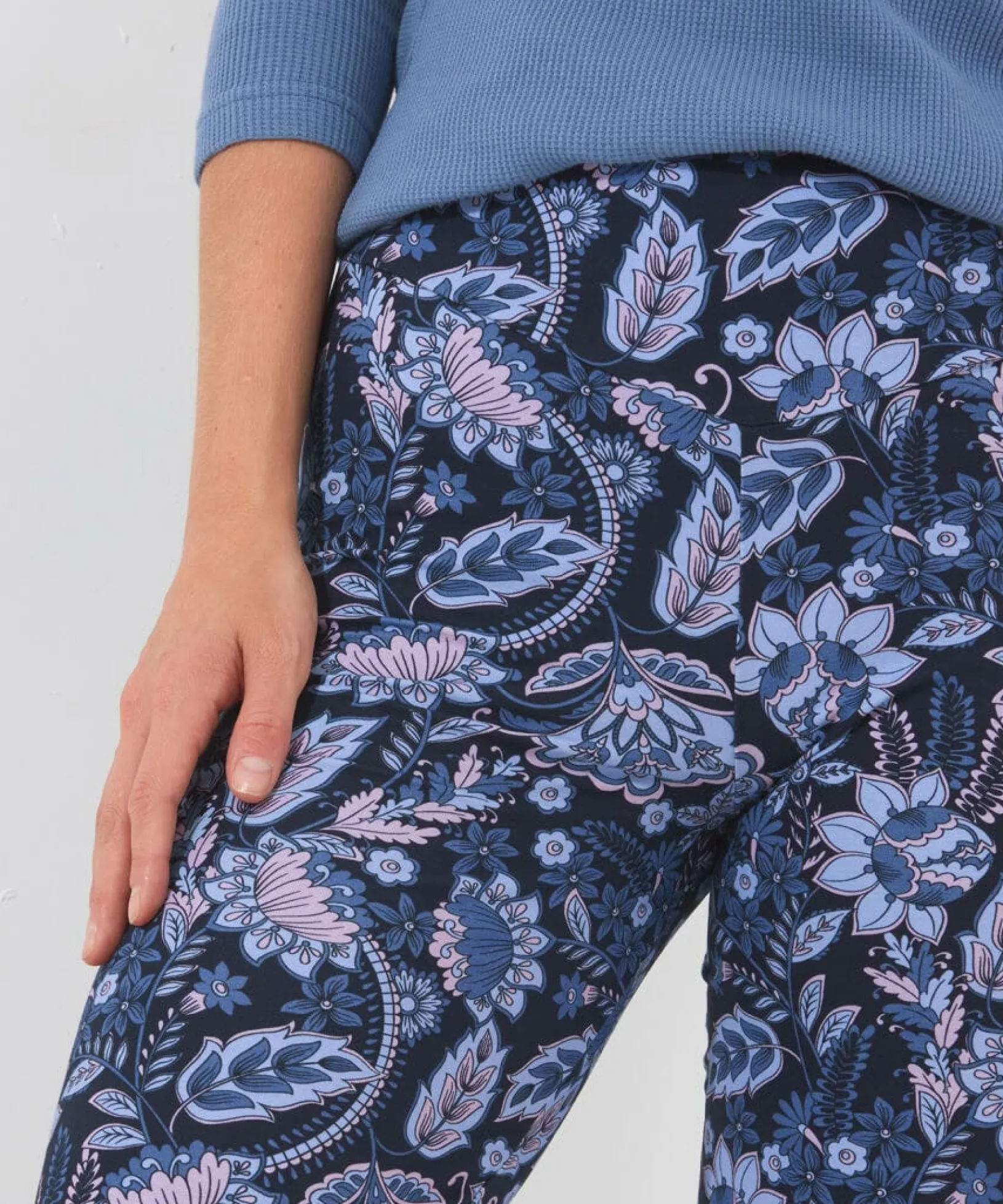 sloe_joes_flared_trousers_5.webp Pyjamas & Loungewear | Gifts | Jeans & Trousers | Women's | Women's | Women's Joe Browns Sloe Joes Flared Trousers Blue
