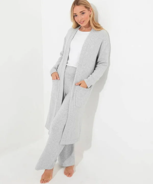 Pyjamas & Loungewear | Gifts | Cardigans & Coatigans | Women's | Women's | Top Picks Joe Browns Sloe Joes Longline Cardigan Grey