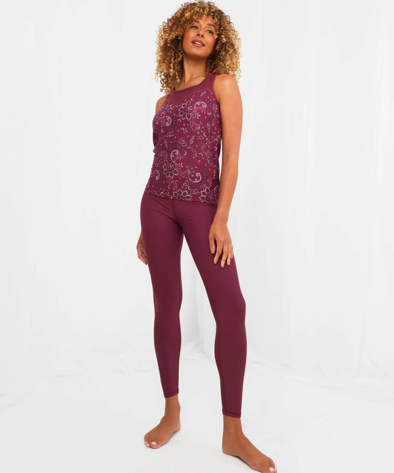 sloe_joes_tie_front_leggi_3.webp Sale Pyjamas & Loungewear | Women's Joe Browns Sloe Joes Tie Front Leggings Purple