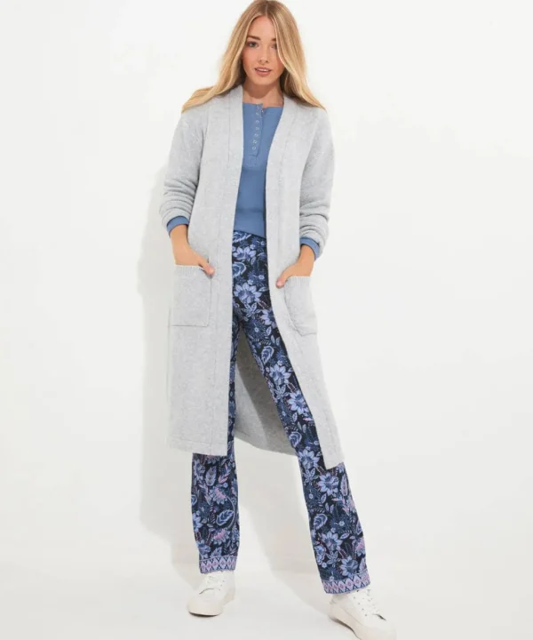Pyjamas & Loungewear | Gifts | Tops, Tunics & Blouses | Women's | Women's | Women's Joe Browns Sloe Joes Waffle Henley Blue