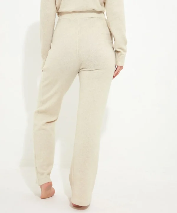 Pyjamas & Loungewear | Sale Pyjamas & Loungewear | Sale Jeans & Trousers | Women's | Women's | Women's Joe Browns Sloe Joes Wide Leg Knitted Trousers Antique White