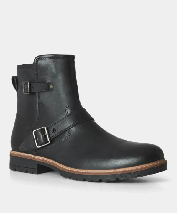 Boots | Men's Partywear | Boots & Shoes | Top Picks | Top Picks | Men,s Joe Browns Snake Pass Leather Biker Boots Black / Tan