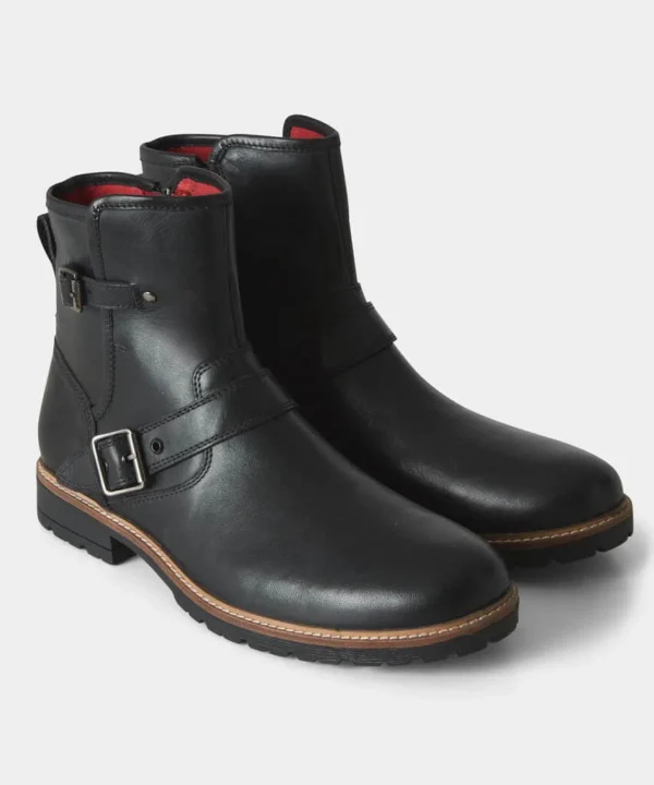 Boots | Men's Partywear | Boots & Shoes | Top Picks | Top Picks | Men,s Joe Browns Snake Pass Leather Biker Boots Black / Tan