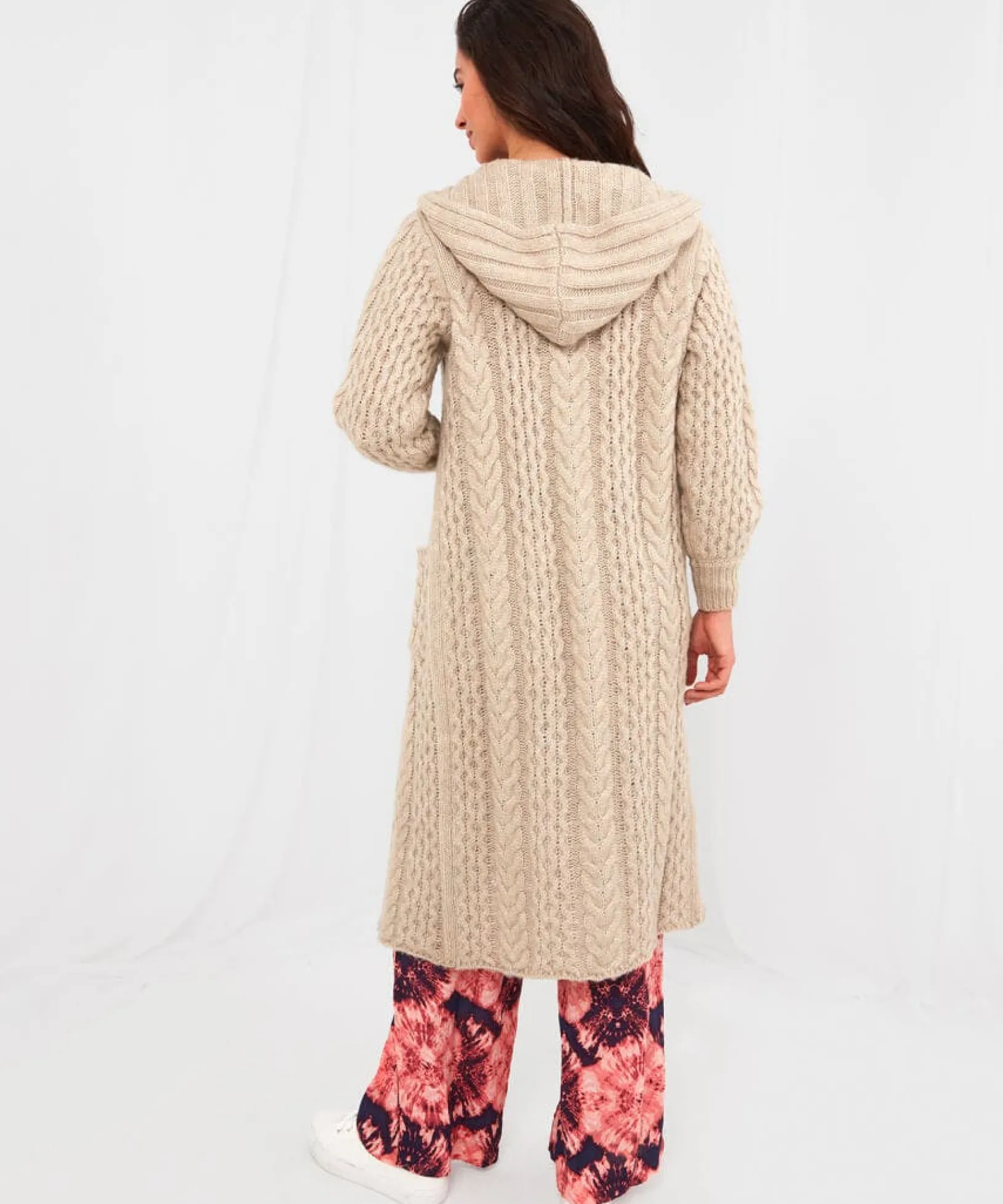 snuggle_chunky_knit_cardi_4.webp Pyjamas & Loungewear | Cardigans & Coatigans | Sale Pyjamas & Loungewear | Sale Tops, Tunics & Blouses | Women's | Top Picks | Women's | Women's Joe Browns Snuggle Chunky Knit Cardigan Natural