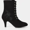Boots & Shoes | Women's Joe Browns So Enchanting Embroidered Boots Black