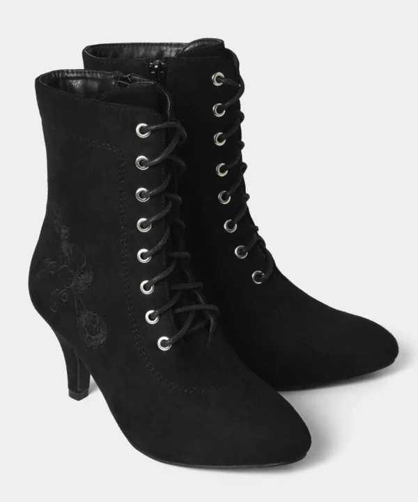 Boots & Shoes | Women's Joe Browns So Enchanting Embroidered Boots Black