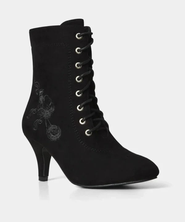 Boots & Shoes | Women's Joe Browns So Enchanting Embroidered Boots Black