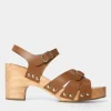 Sale Boots & Shoes | Women's Joe Browns Sollar Bay Leather Clog Shoe Tan