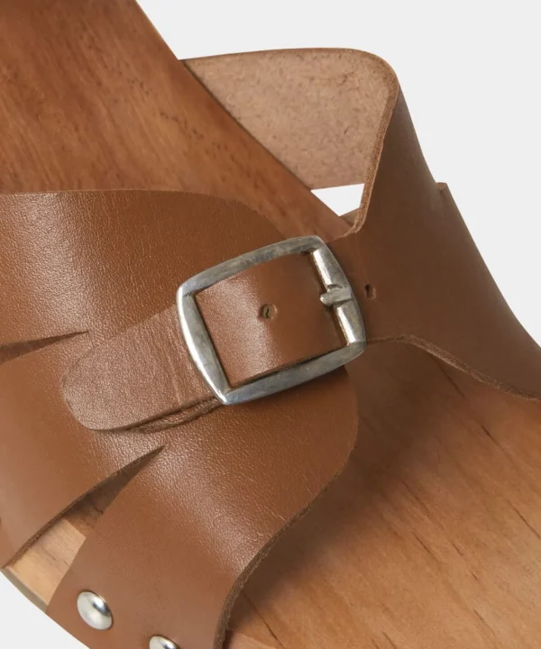 Sale Boots & Shoes | Women's Joe Browns Sollar Bay Leather Clog Shoe Tan