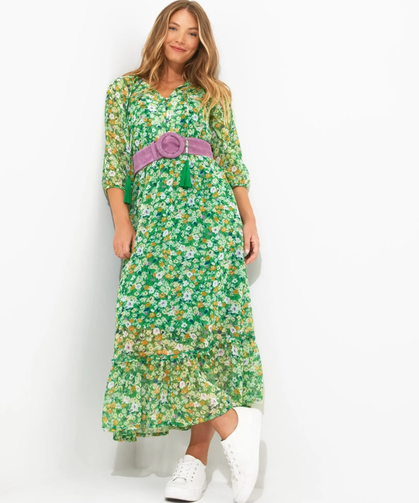 spring_greens_dress_0.webp Maxi Dresses | Dresses | Sale Dresses | Top Picks | Women's | Women's Joe Browns Spring s Dress Green