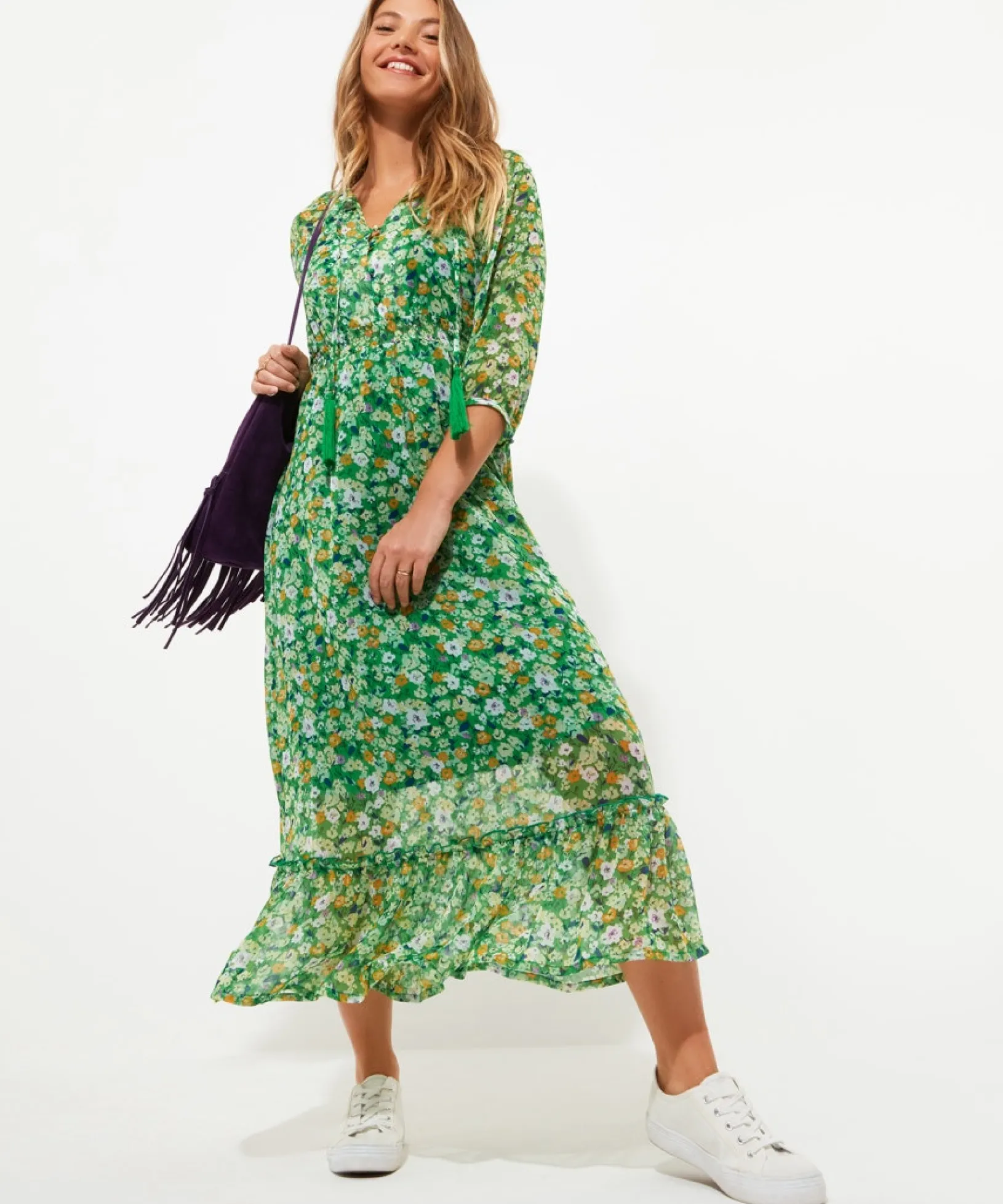 spring_greens_dress_3.webp Maxi Dresses | Dresses | Sale Dresses | Top Picks | Women's | Women's Joe Browns Spring s Dress Green