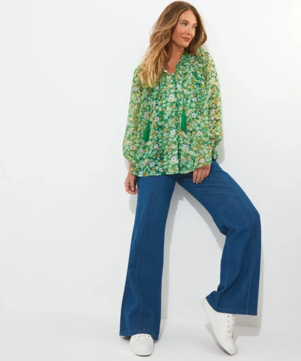 Tops, Tunics & Blouses | Sale Tops, Tunics & Blouses | Women's | Women's Joe Browns Spring s Top Green