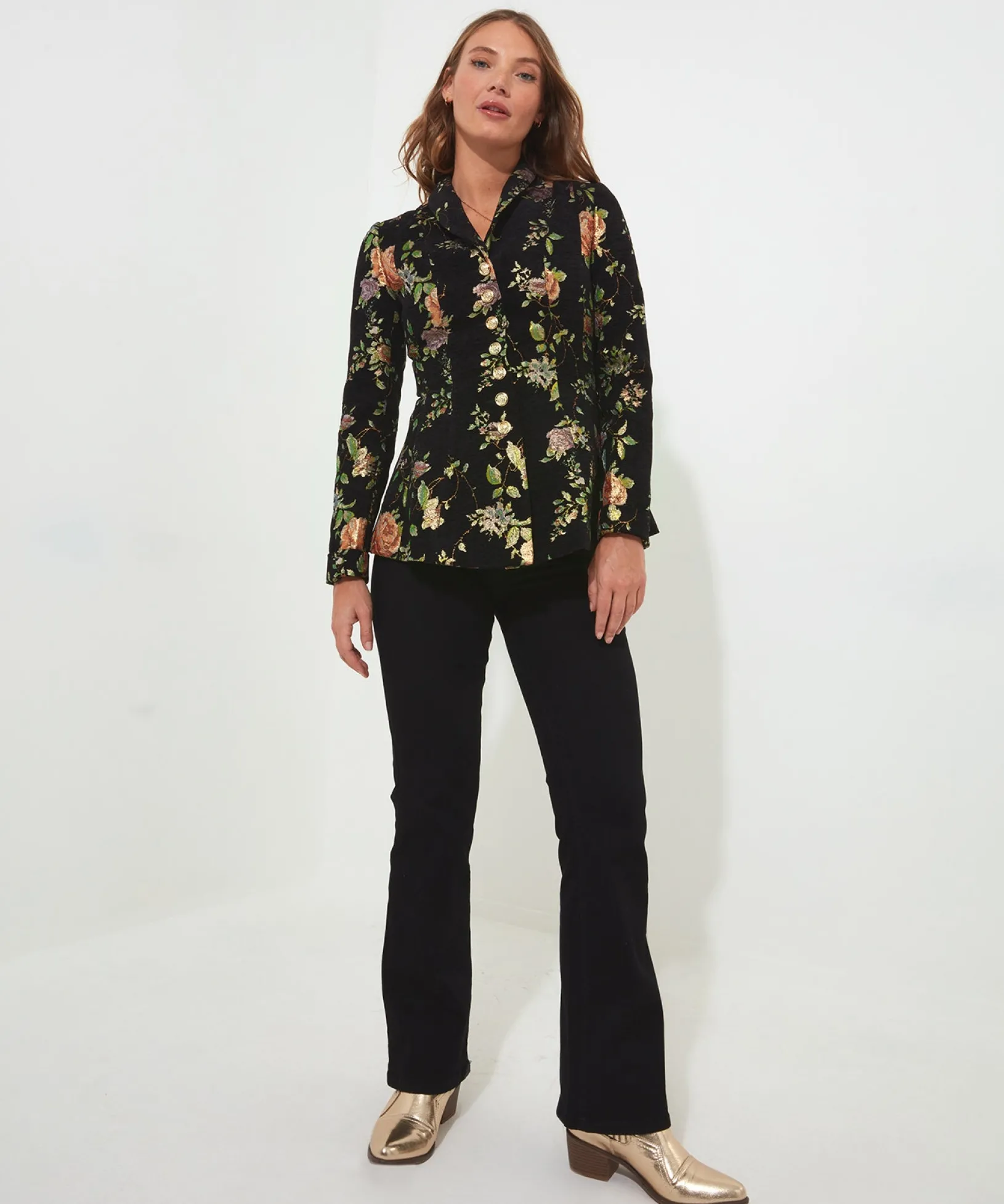 stand_out_from_the_crowd__2.webp Shop Women's Collection | Blazers | Coats & Jackets | Sale Coats & Jacket | Top Picks | Women's | Women's | Women's Joe Browns Stand Out From The Crowd Jacket Black Floral