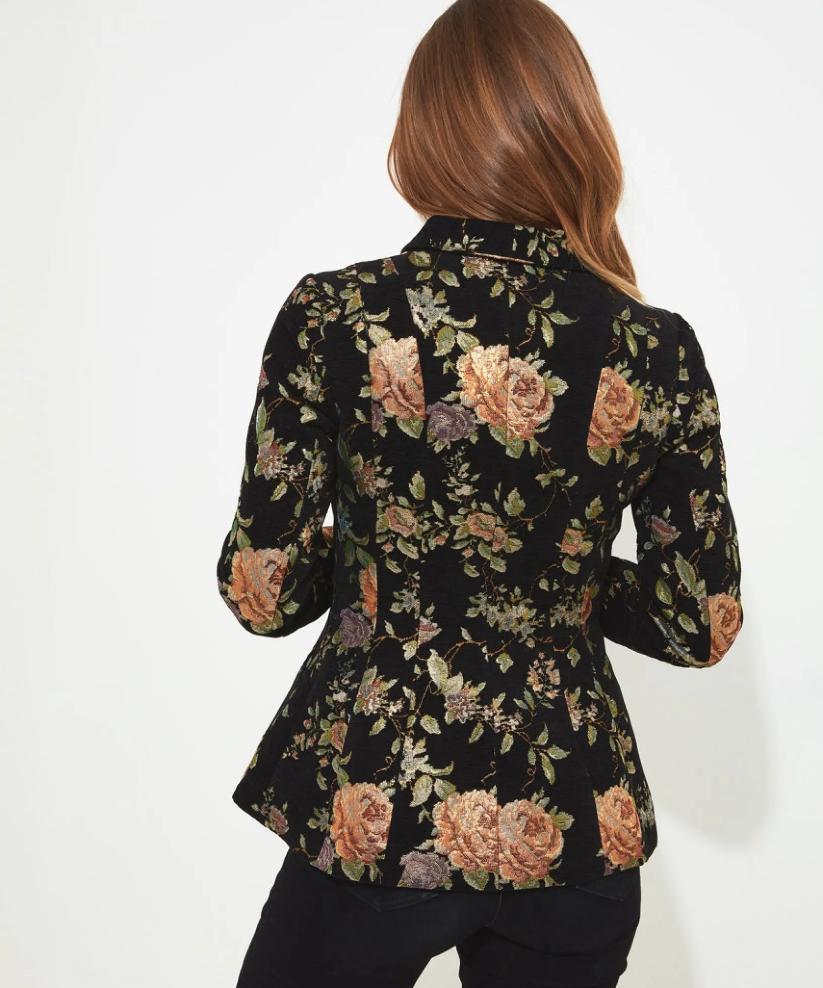 stand_out_from_the_crowd__4.webp Shop Women's Collection | Blazers | Coats & Jackets | Sale Coats & Jacket | Top Picks | Women's | Women's | Women's Joe Browns Stand Out From The Crowd Jacket Black Floral
