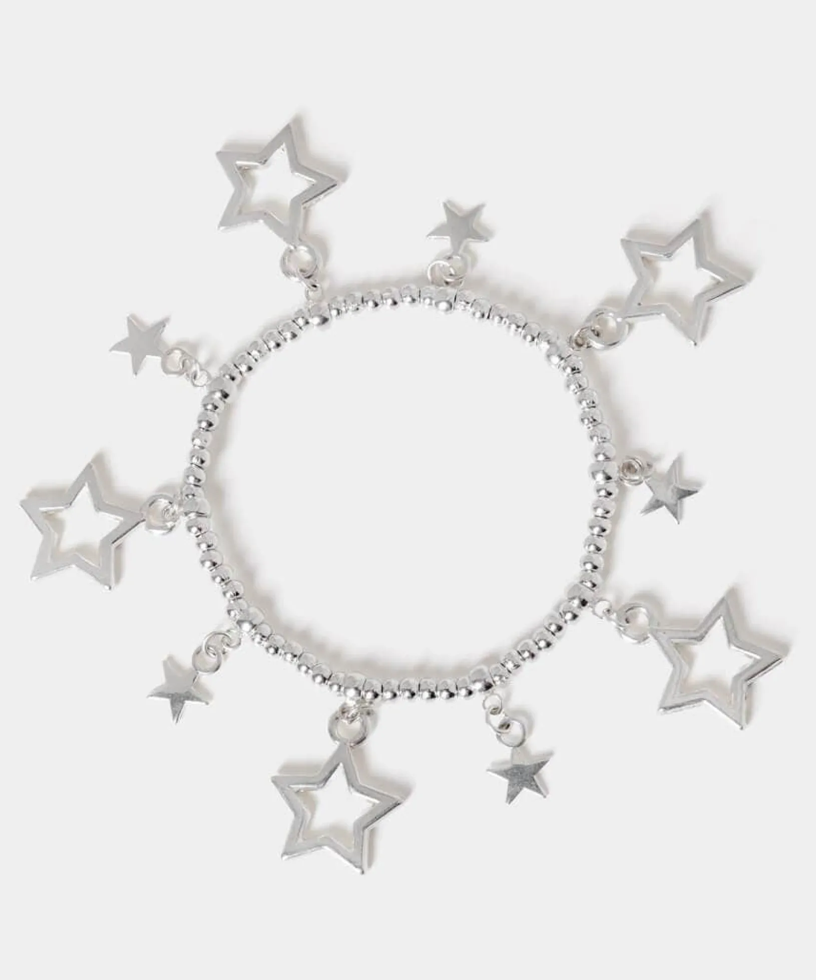 star_gazer_stretch_bracel_0.webp Gifts | Accessories & Jewellery | Women's | Women's Joe Browns Star Gazer Stretch Bracelet Silver