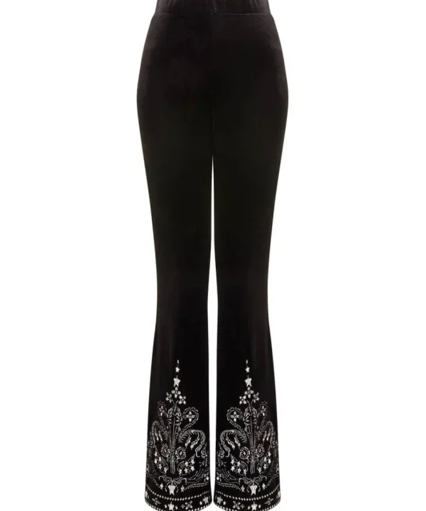 Shop Women's Collection | Occasion Outfits | Jeans & Trousers | Sale Jeans & Trousers | Top Picks | Top Picks | Women's | Women's Joe Browns Starlight Velvet Trousers Black