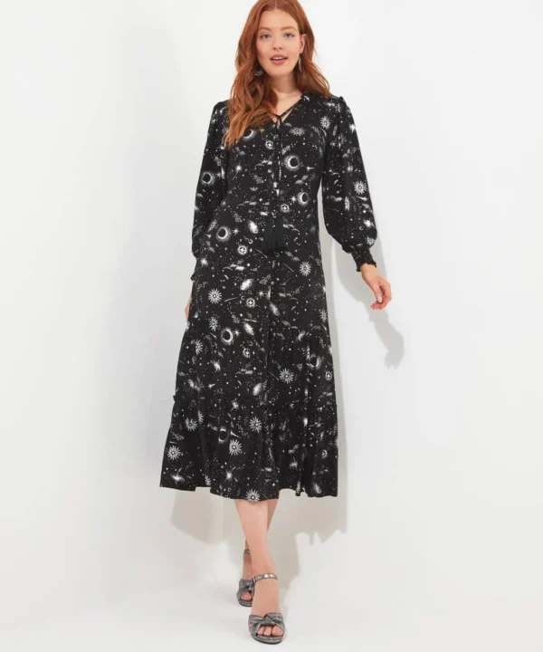 Shop Women's Collection | Midi Dresses | Boho Dresses | Party Dresses | Occasion Outfits | Dresses | Sale Dresses | Top Picks | Top Picks | Top Picks | Top Picks | Top Picks | Women's | Women's Joe Browns Starry Night Boho Dress Black