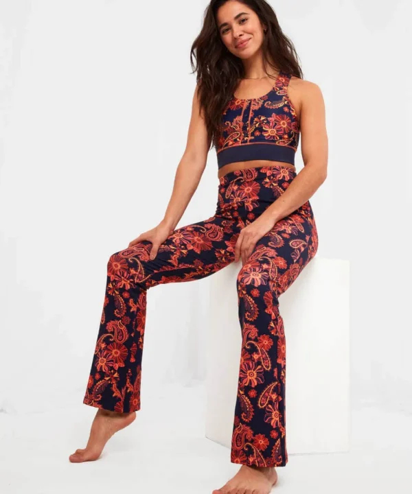 Sale Pyjamas & Loungewear | Sale Jeans & Trousers | Women's | Women's Joe Browns Statement Floral Flares Multi