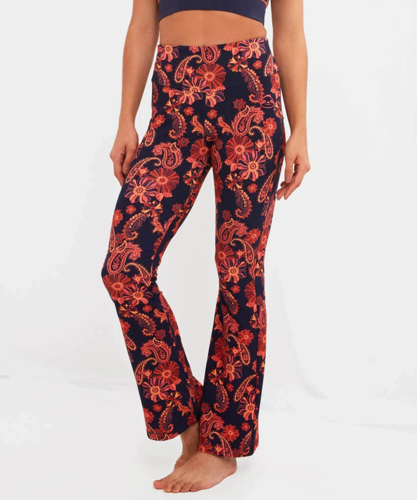 statement_floral_flares_3.webp Sale Pyjamas & Loungewear | Sale Jeans & Trousers | Women's | Women's Joe Browns Statement Floral Flares Multi