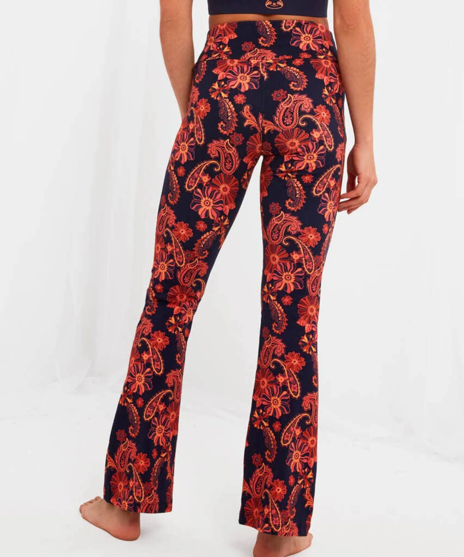 statement_floral_flares_4.webp Sale Pyjamas & Loungewear | Sale Jeans & Trousers | Women's | Women's Joe Browns Statement Floral Flares Multi