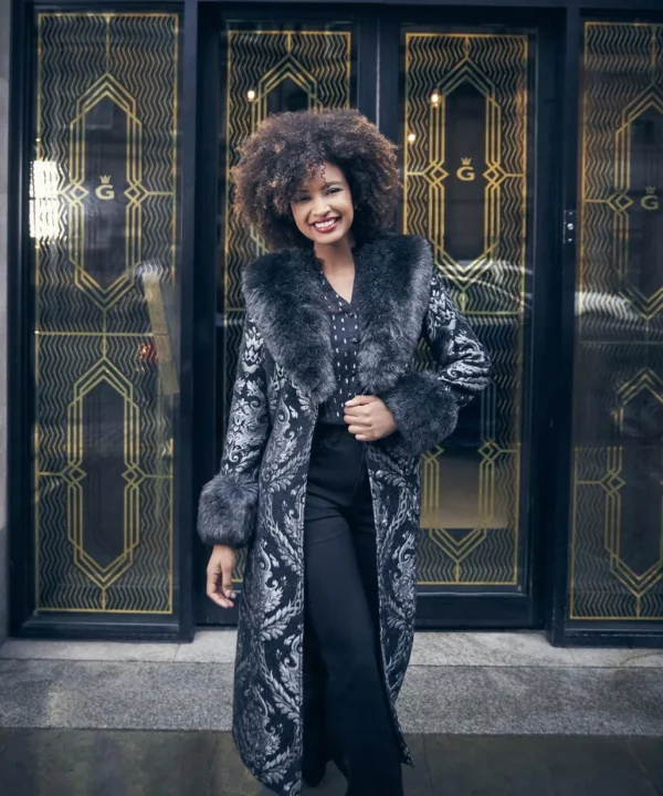 Shop Women's Collection | Occasion Outfits | Coats & Jackets | Top Picks | Top Picks | Women's Joe Browns Statement Jacquard Coat Black/Silver