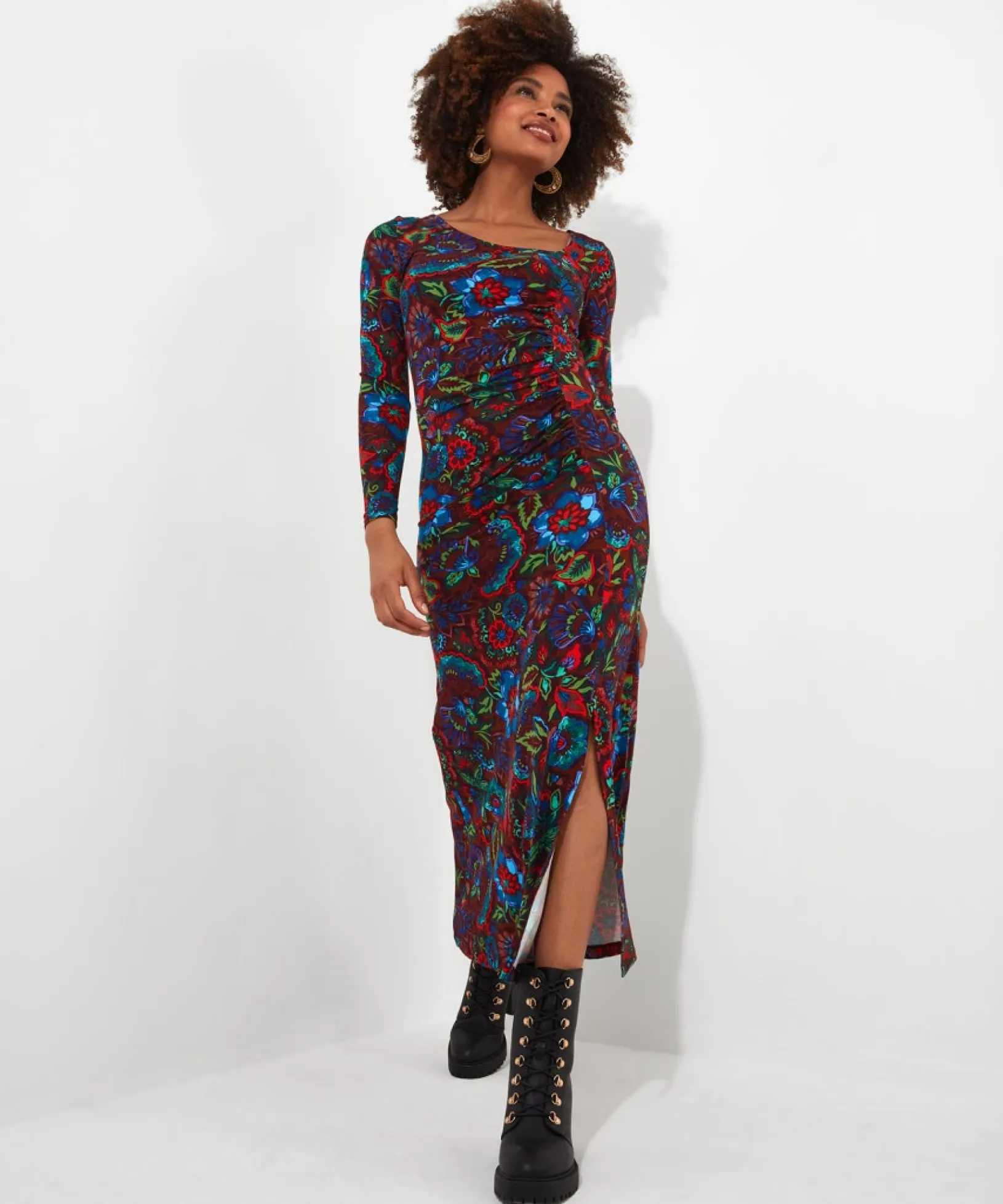 stella_asymmetric_dress_0.webp Shop Women's Collection | Maxi Dresses | Party Dresses | Dresses | Sale Dresses | Top Picks | Top Picks | Top Picks | Women's | Women's Joe Browns Stella Asymmetric Dress Multi
