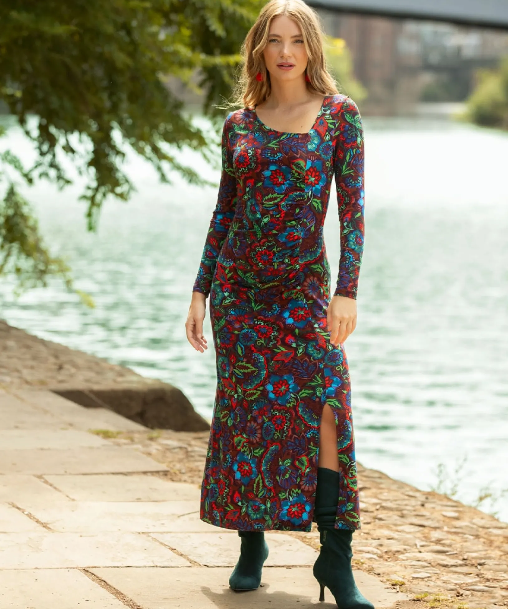 stella_asymmetric_dress_2.webp Shop Women's Collection | Maxi Dresses | Party Dresses | Dresses | Sale Dresses | Top Picks | Top Picks | Top Picks | Women's | Women's Joe Browns Stella Asymmetric Dress Multi