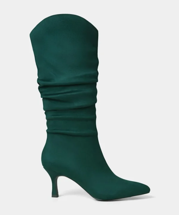 Knee High Boots | Boots & Shoes | Top Picks | Women's Joe Browns Storyville Slouchy Boots Dark Green