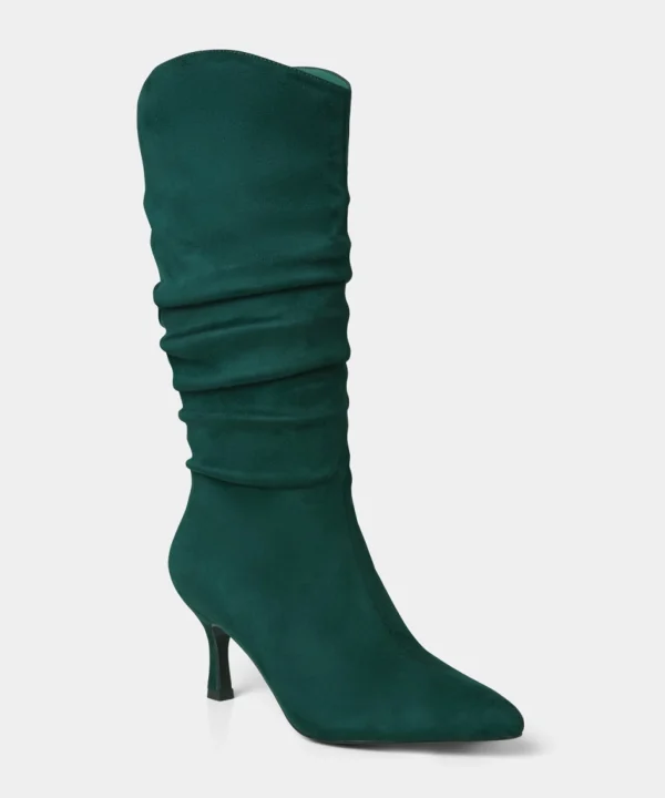 Knee High Boots | Boots & Shoes | Top Picks | Women's Joe Browns Storyville Slouchy Boots Dark Green