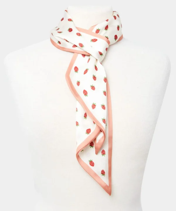 Sale Accessories & Jewellery | Women's Joe Browns Strawberry Silky Scarf Pink Multi