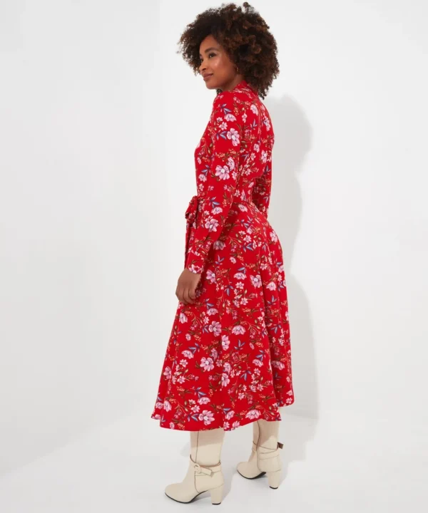 Shop Women's Collection | Vintage & Retro Dresses | Midi Dresses | Dresses | Sale Dresses | Top Picks | Top Picks | Top Picks | Women's | Women's Joe Browns Striking Shirt Dress Red