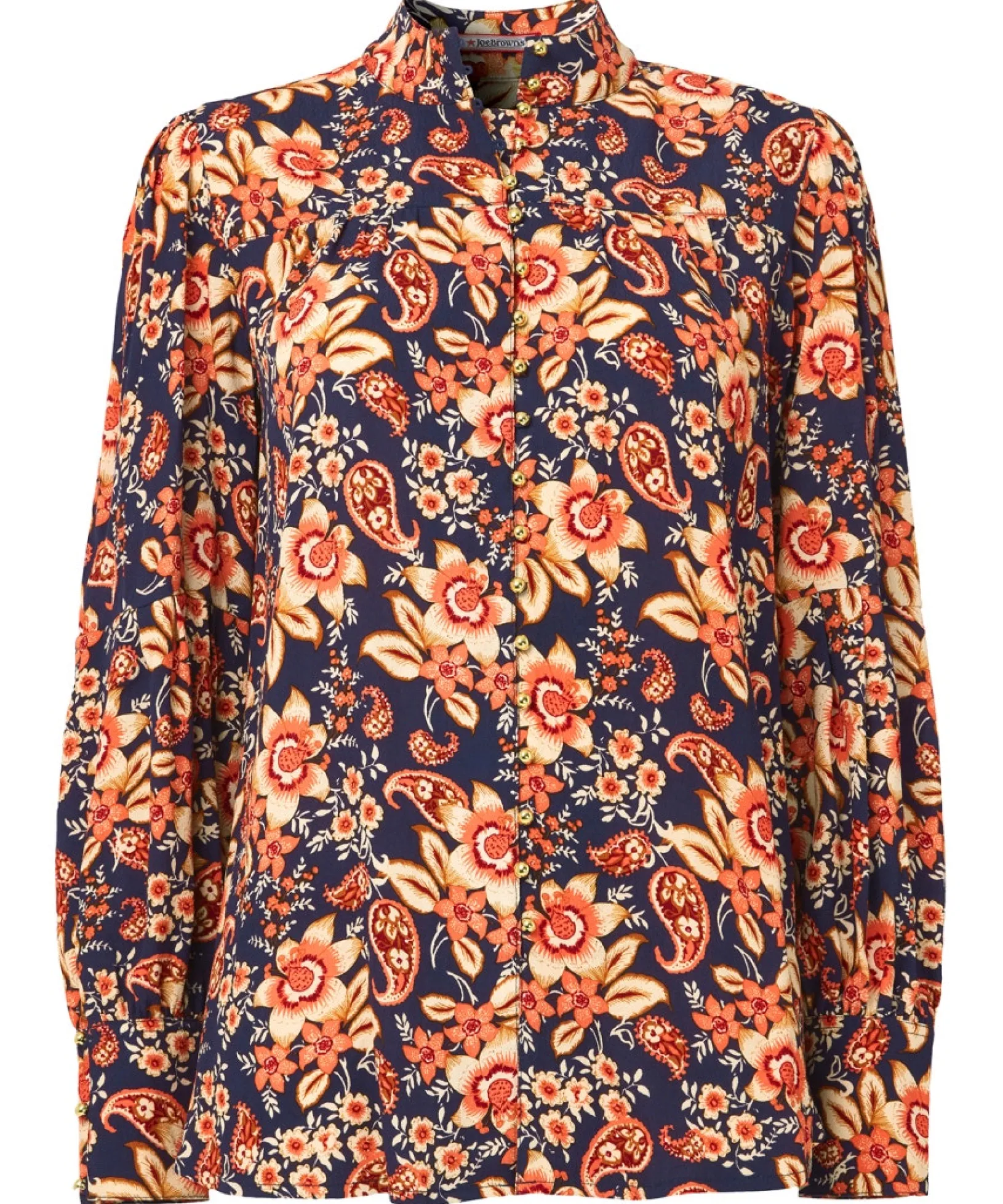stunning_button_blouse_1.webp Shop Women's Collection | Tops, Tunics & Blouses | Sale Tops, Tunics & Blouses | Top Picks | Women's | Women's Joe Browns Stunning Button Blouse Multi